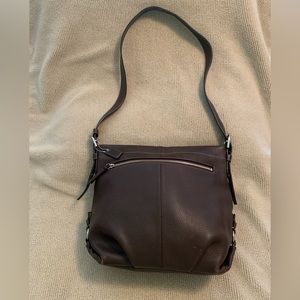 Vintage Coach Leather Crossbody Brown